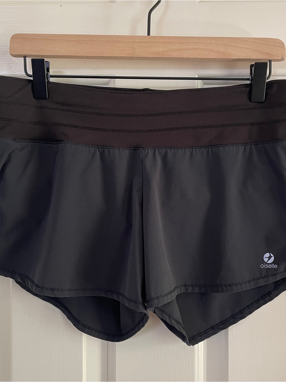 Oiselle Roga Running Shorts, 4" Inseam, Solid Black, Women's 6